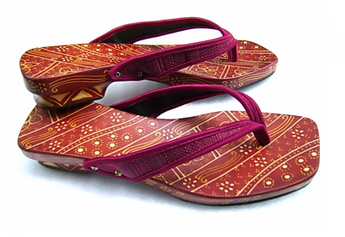 Detil produk Sandal  Batik Tradisional baqiak